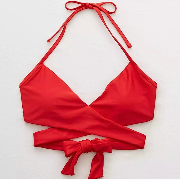 Aerie | Wrap Halter Bikini Top - Picture 1 of 11